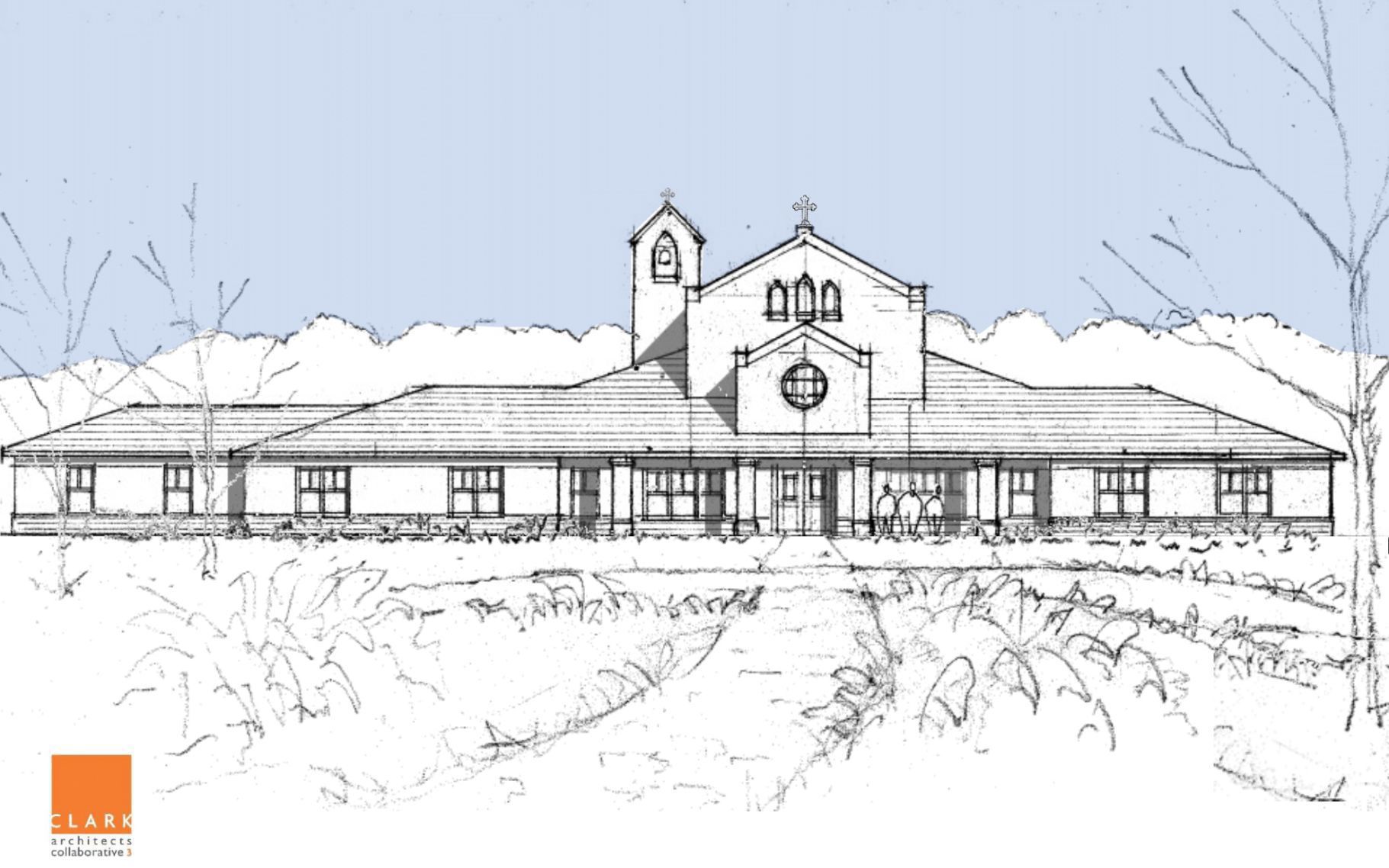 Rendering of the new mother house